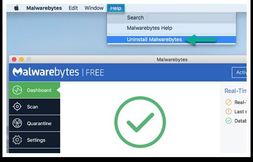 how to uninstall the malwarebytes user agent for mac